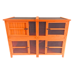 6ft Double Hutch