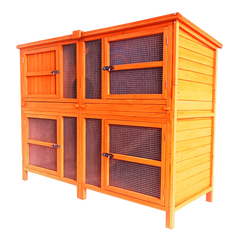 6ft Double Hutch