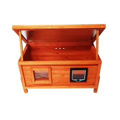 Insulated Outdoor Cat House and Rain cover