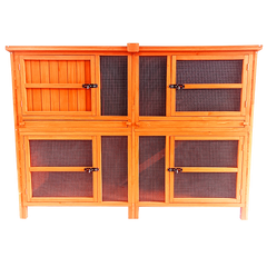 5ft Double Hutches