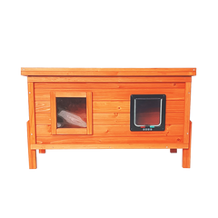 Insulated Outdoor Cat House and Rain cover
