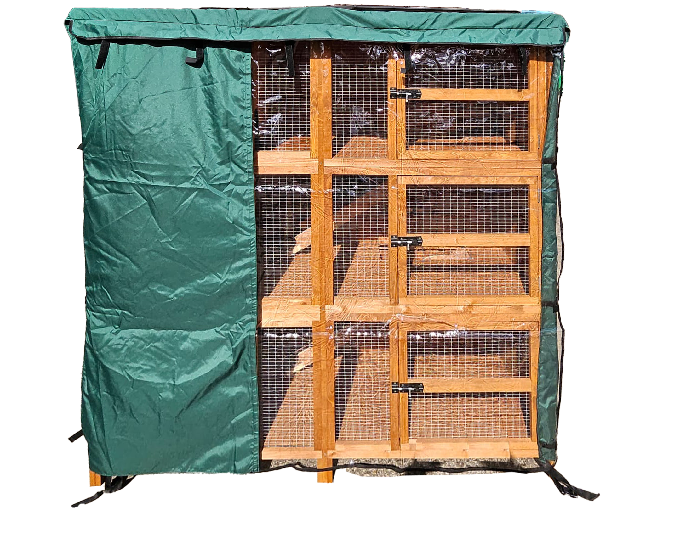 Animal Supplies Bluebell Fern And Birch Thermal Hutch Cover