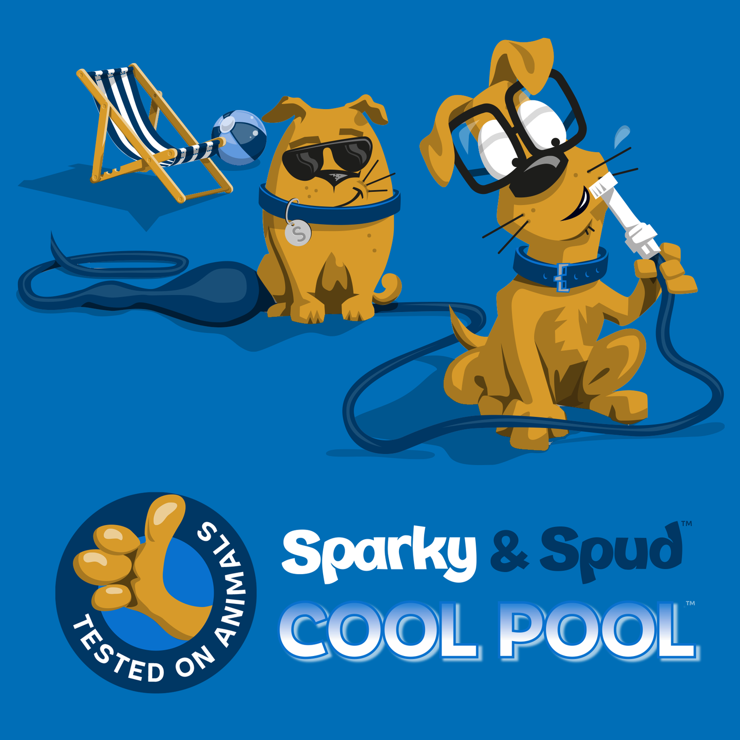 Sparky And Spud Dog Cool Pool 160cm x 30cm