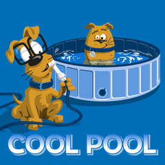Dog Paddling Pool - Sparky And Spud 160cm x 30cm