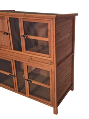 4ft Double Hutch