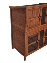 4ft Double Hutch
