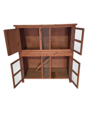 4ft Double Hutch