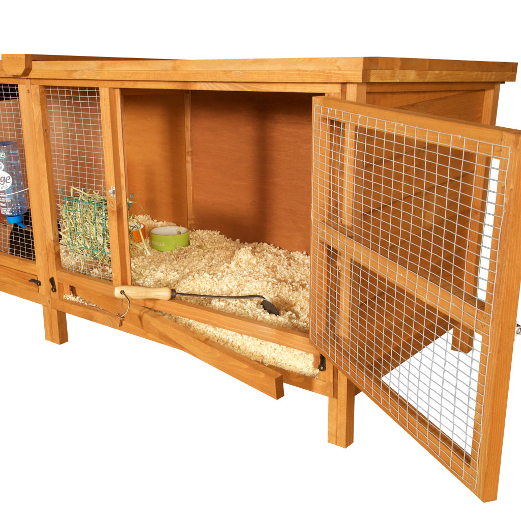 Fox proof rabbit hutch best sale